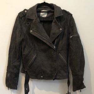 Thread & Supply Grey Suede Jacket